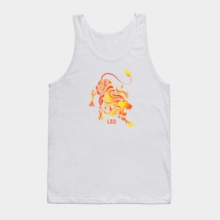 Vibrant Zodiac Leo Tank Top